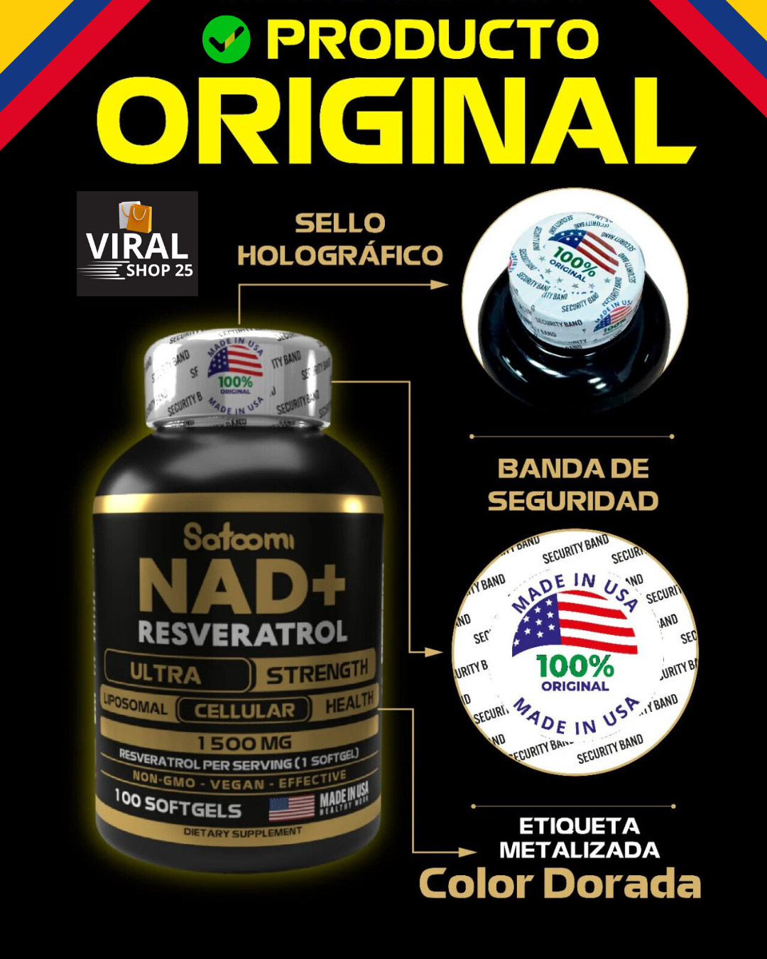 COMBO NAD + RESVERATROL Y ASHWAGANDHA