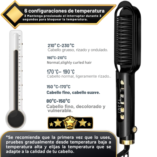 CEPILLO PLANCHA™ 3 EN 1