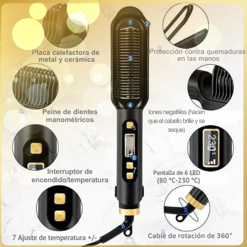 CEPILLO PLANCHA™ 3 EN 1
