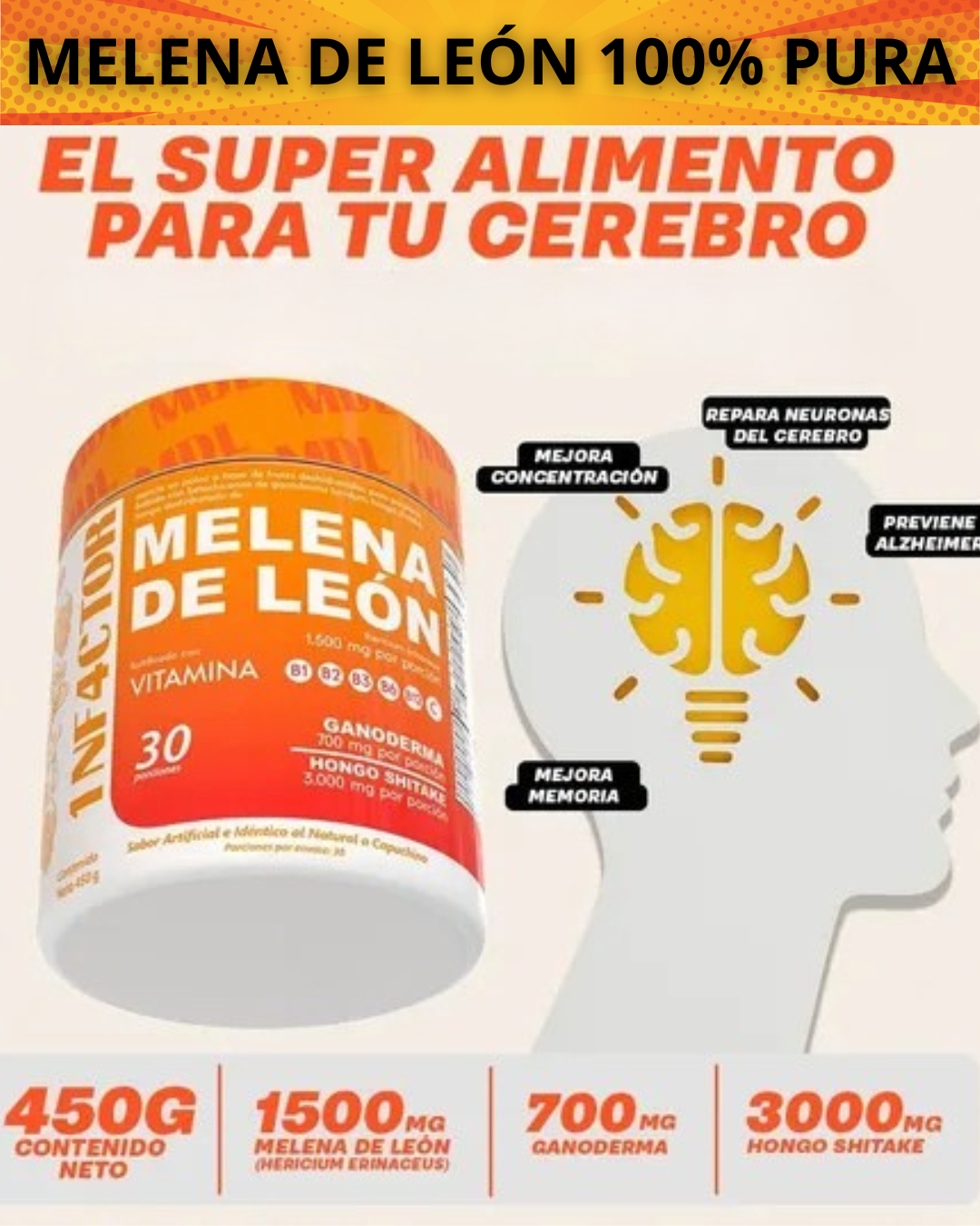 MELENA DE LEON™  100%PURA